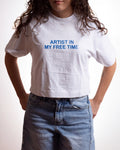 Tricou scurt pentru femei (Crop Top) - Artist