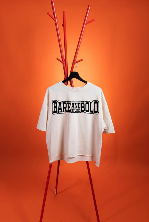 tricou alb cu logo negru